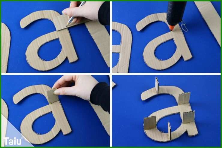 3d Buchstaben Selber Basteln Vorlage