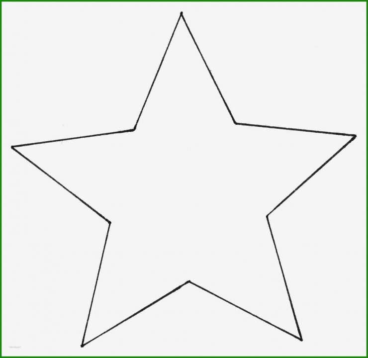 5 Zackiger Stern Vorlage