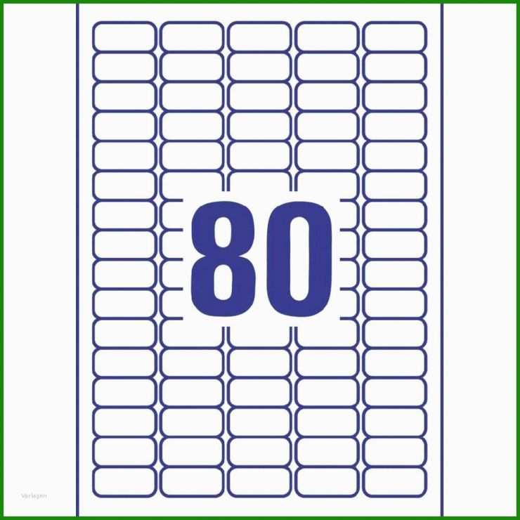 70x36 Etiketten Vorlage
