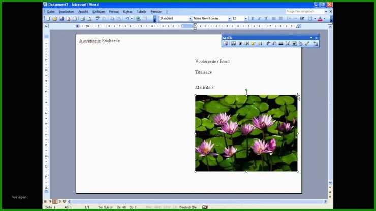 A5 Flyer Word Vorlage