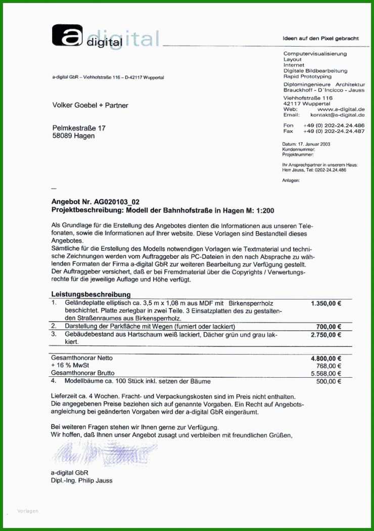 Ablehnung Angebot Muster