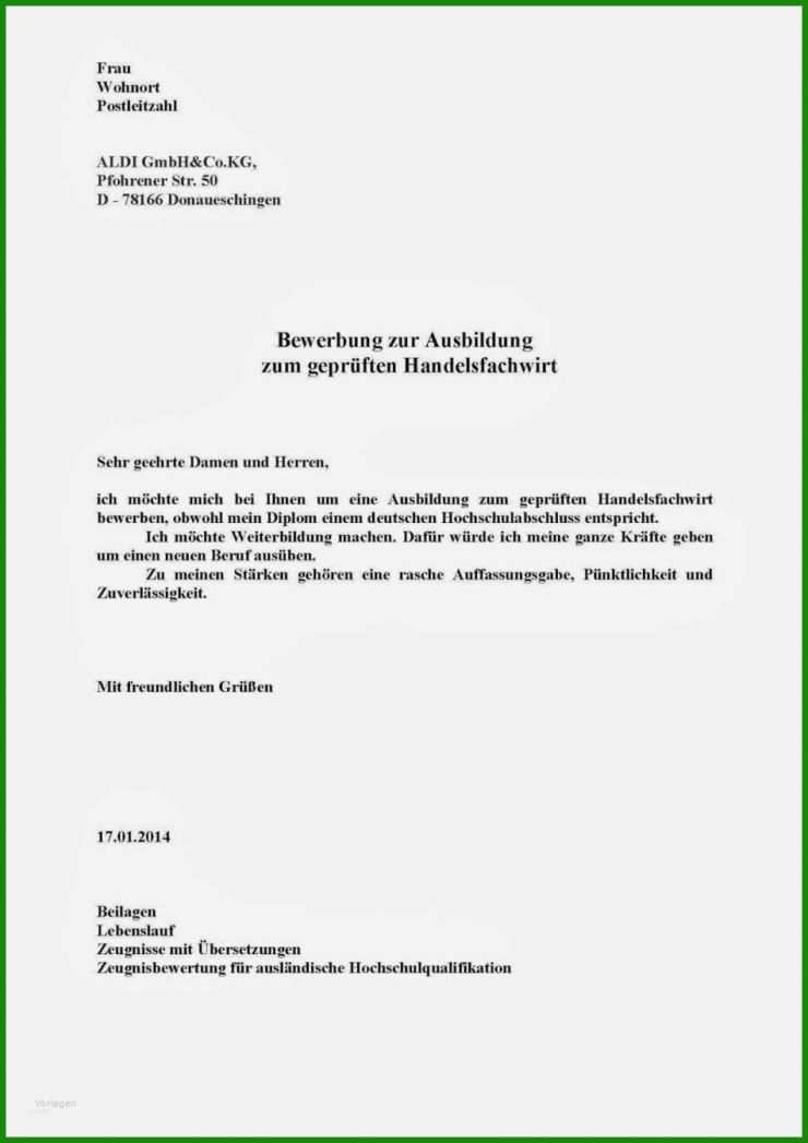 Absage Praktikum Muster