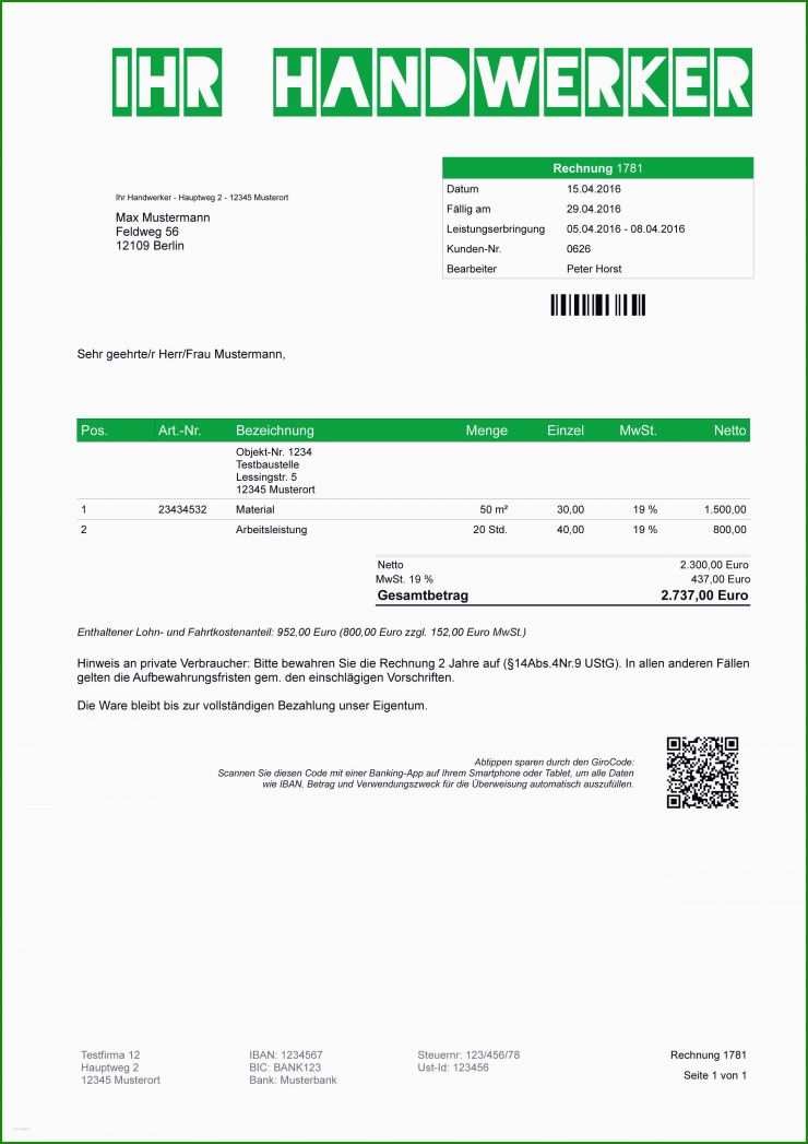 Abschlagszahlung Rechnung Muster 6 Abschlagszahlung Rechnung Muster