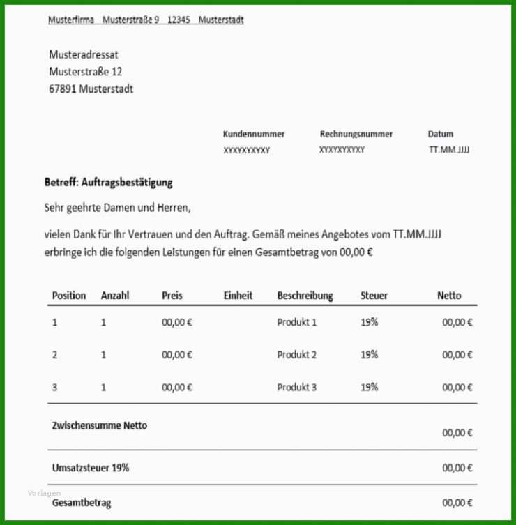 Abtretungserklärung Rechnung Vorlage
