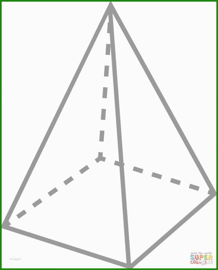 ägyptische Pyramide Basteln Vorlage