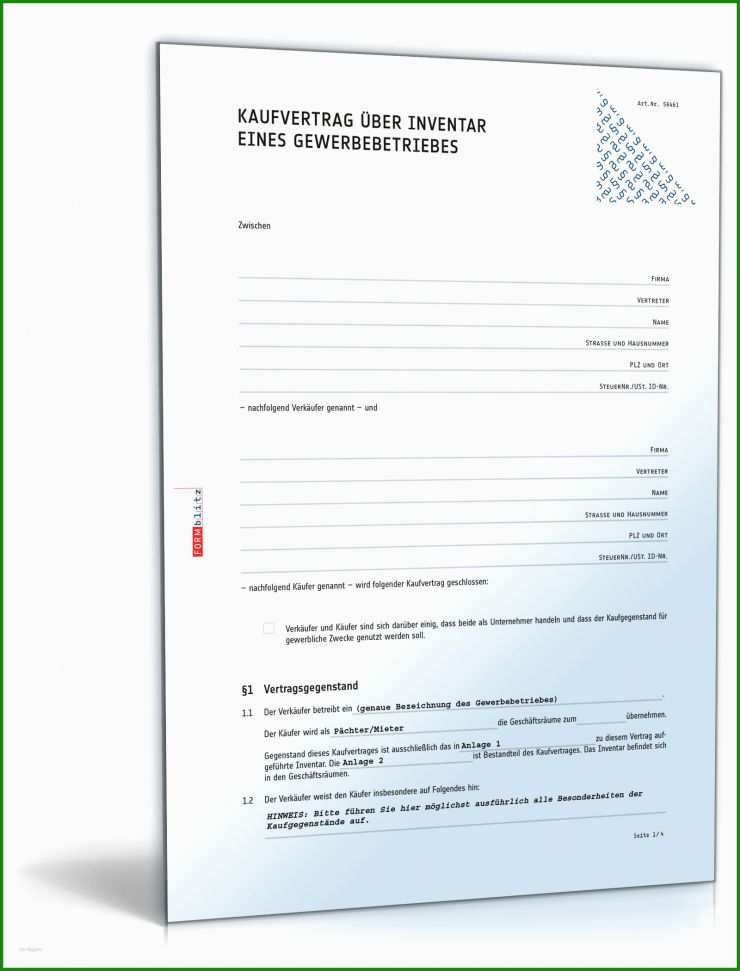 Allgemeiner Kaufvertrag Privat Muster
