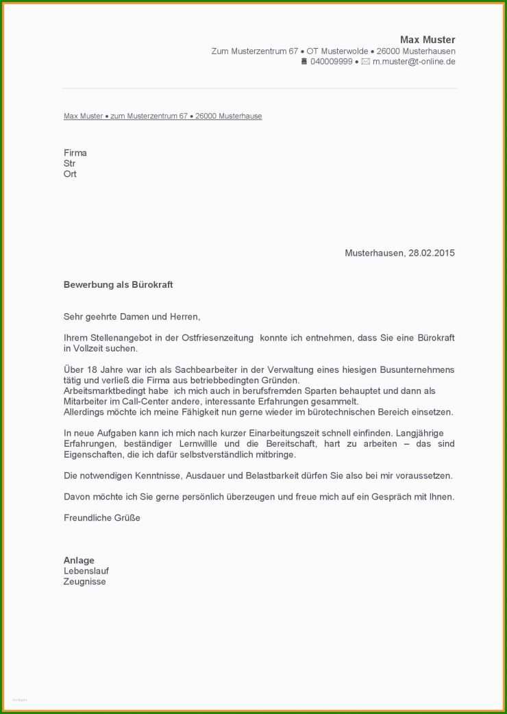 Angebot Absagen Muster