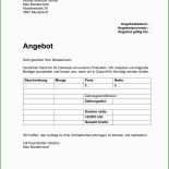 Angebot Vorlage Muster