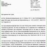 Anzeige Brief Muster