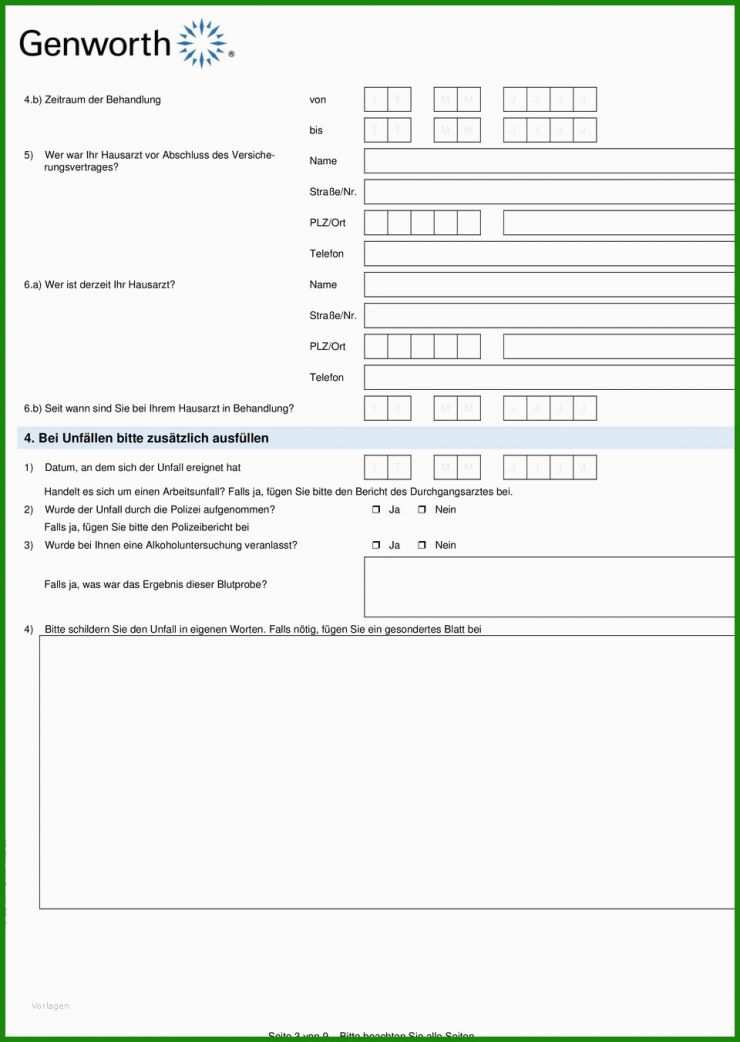 Arbeitsunfall Bericht Vorlage