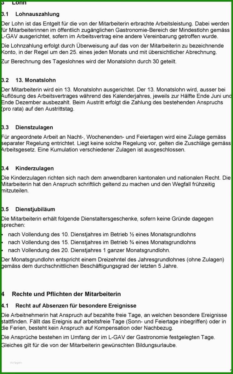 Arbeitsvertrag Gastronomie Nrw Muster 6 Arbeitsvertrag Gastronomie Nrw Muster