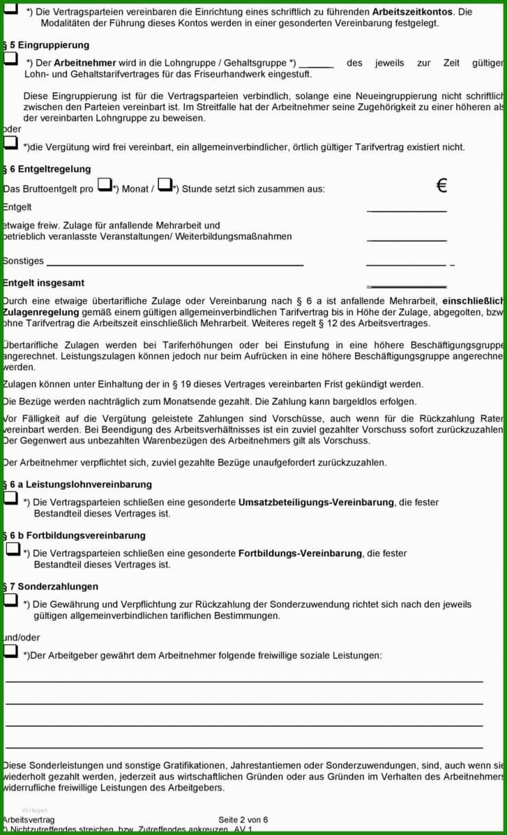 Arbeitsvertrag Ihk Vorlage 7 Arbeitsvertrag Ihk Vorlage