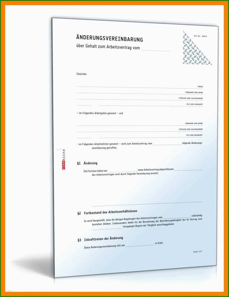Arbeitsvertrag Lohnerhöhung Muster