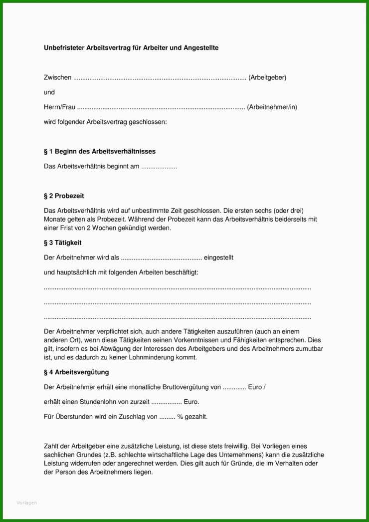 Arbeitsvertrag Muster Auf Englisch 5 Arbeitsvertrag Muster Auf Englisch