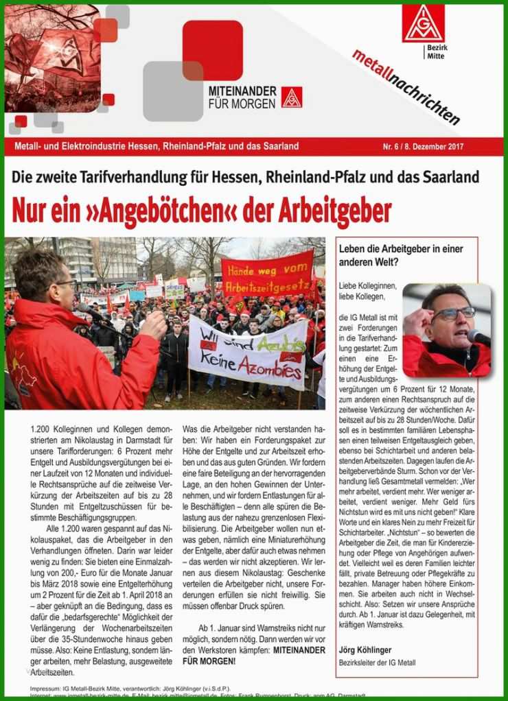 Arbeitsvertrag Muster Ig Metall