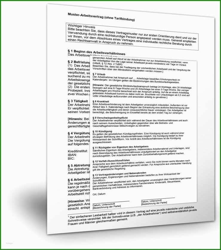 Arbeitsvertrag Muster Ihk Würzburg 4 Arbeitsvertrag Muster Ihk Würzburg