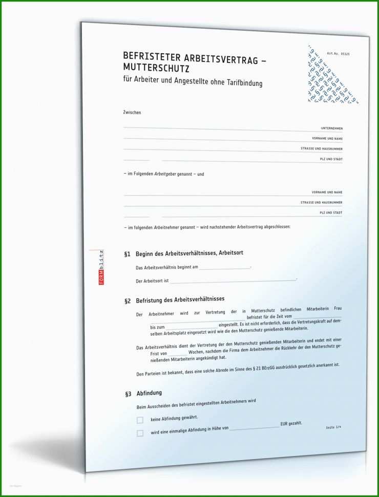 Arbeitsvertrag Muster Kostenlos Ohne Tarifbindung