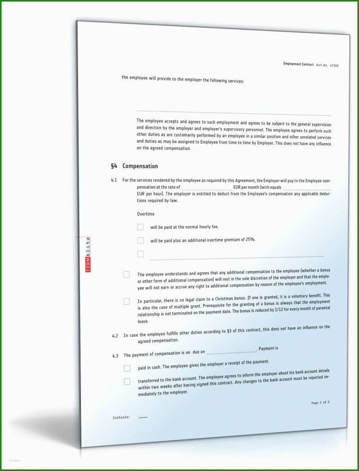 Arbeitsvertrag Muster Polnisch Deutsch