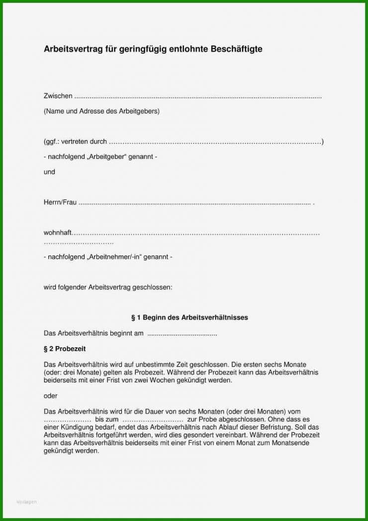 Arbeitsvertrag Muster Zeitarbeit Igz