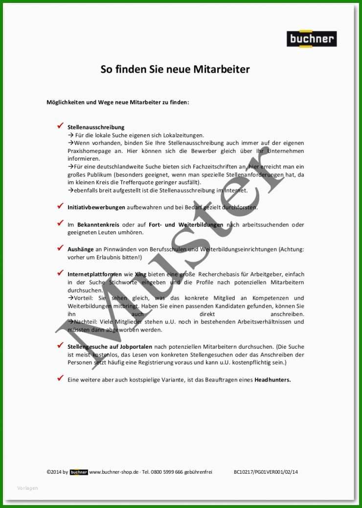 Arbeitsvertrag Rezeption Muster