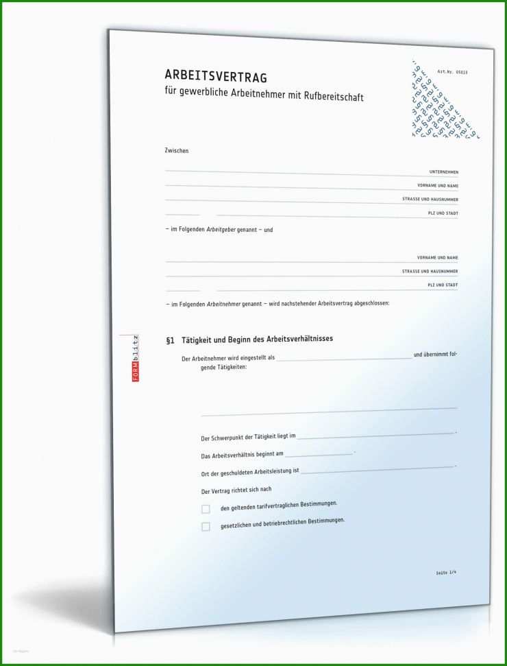 Arbeitszeit Arbeitsvertrag Muster
