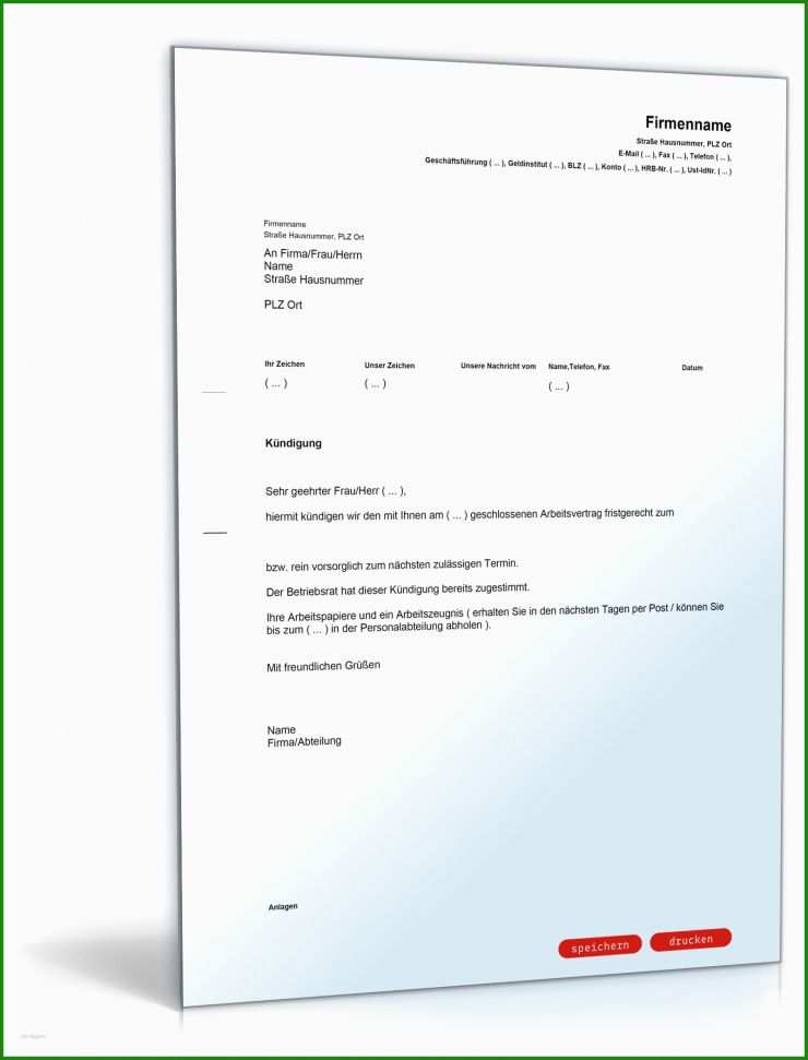 Arbeitszeugnis Ausstellen Vorlage
