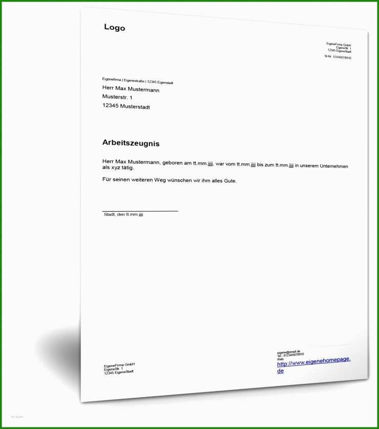 Arbeitszeugnis Beantragen Muster