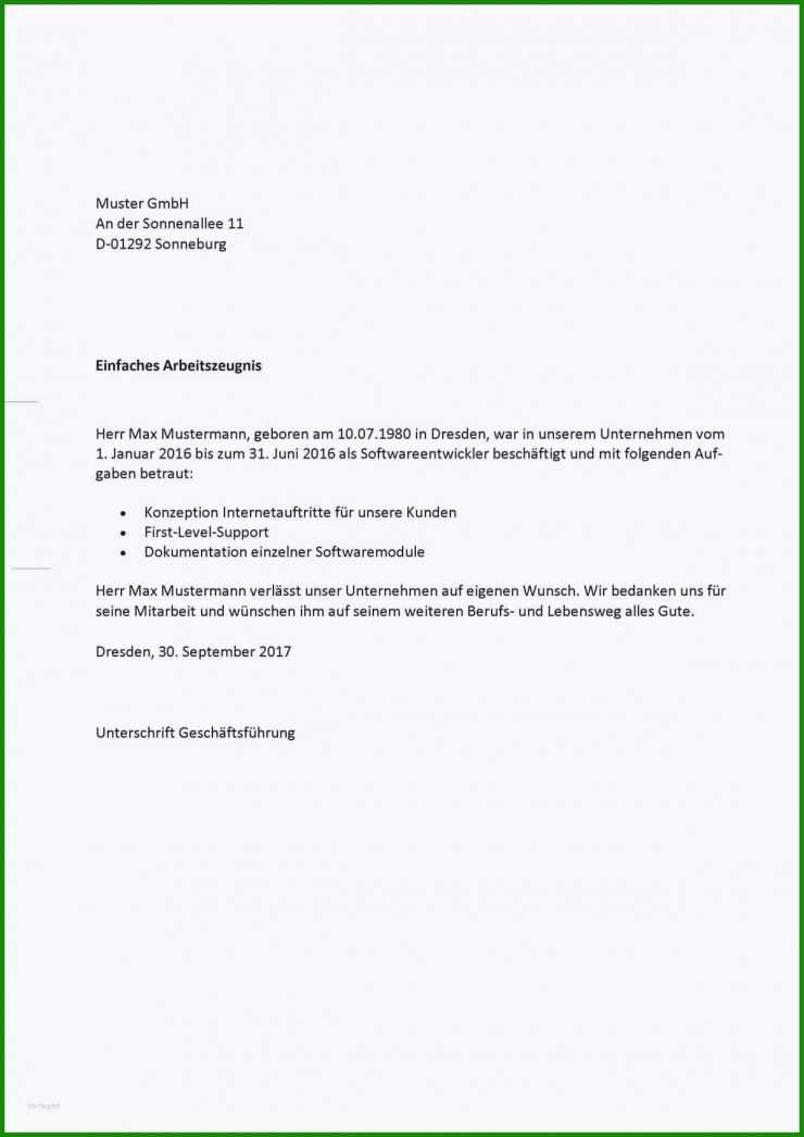 Arbeitszeugnis Muster Bürokauffrau Kostenlos