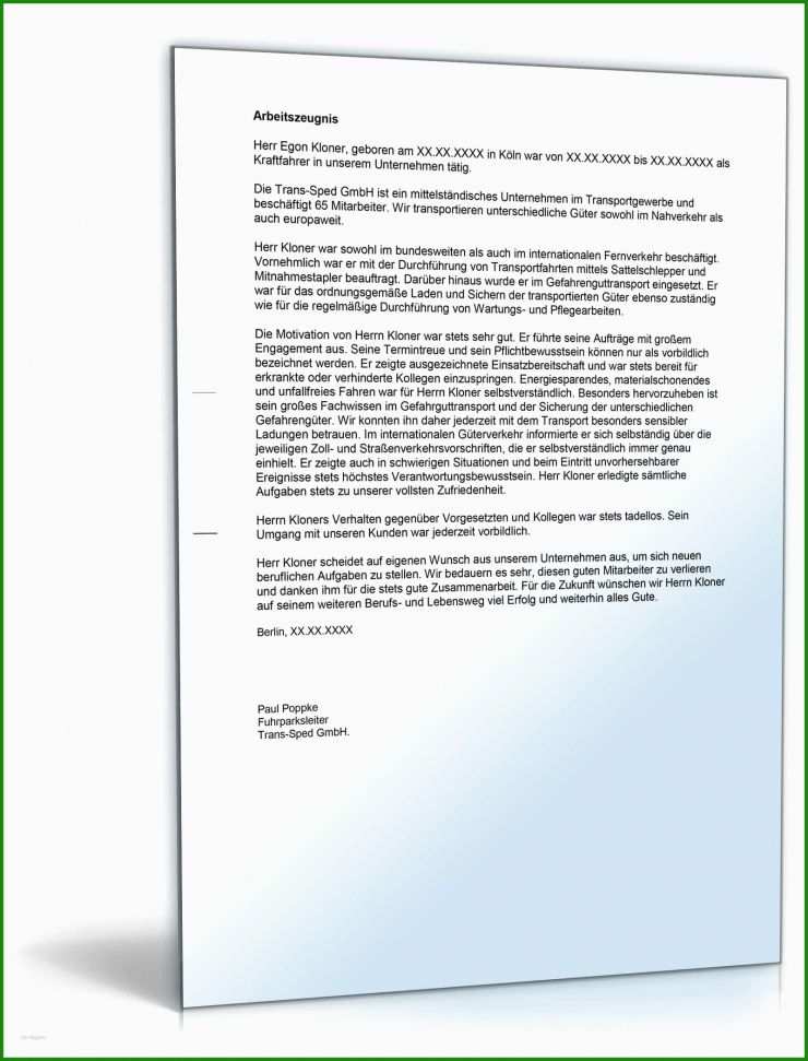 Arbeitszeugnis Muster Bürokauffrau Sehr Gut
