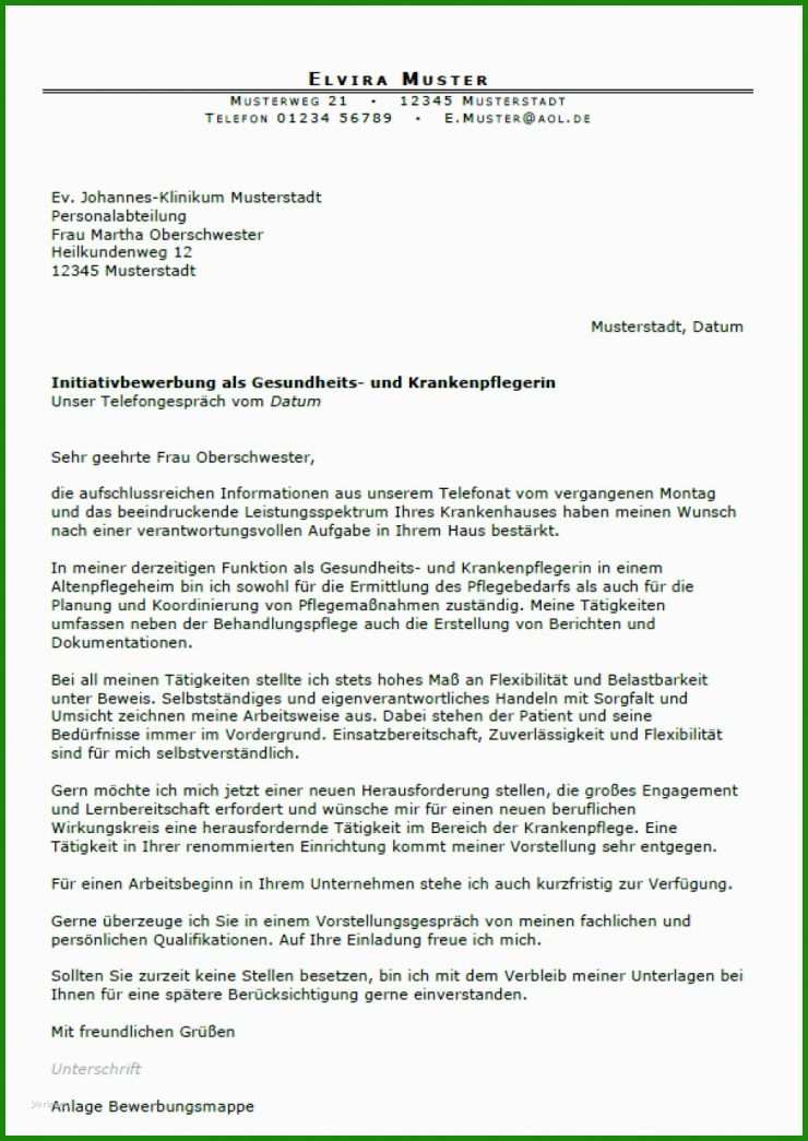 Arbeitszeugnis Muster Krankenschwester