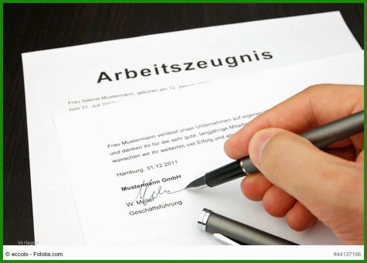 Arbeitszeugnis Muster Sekretärin
