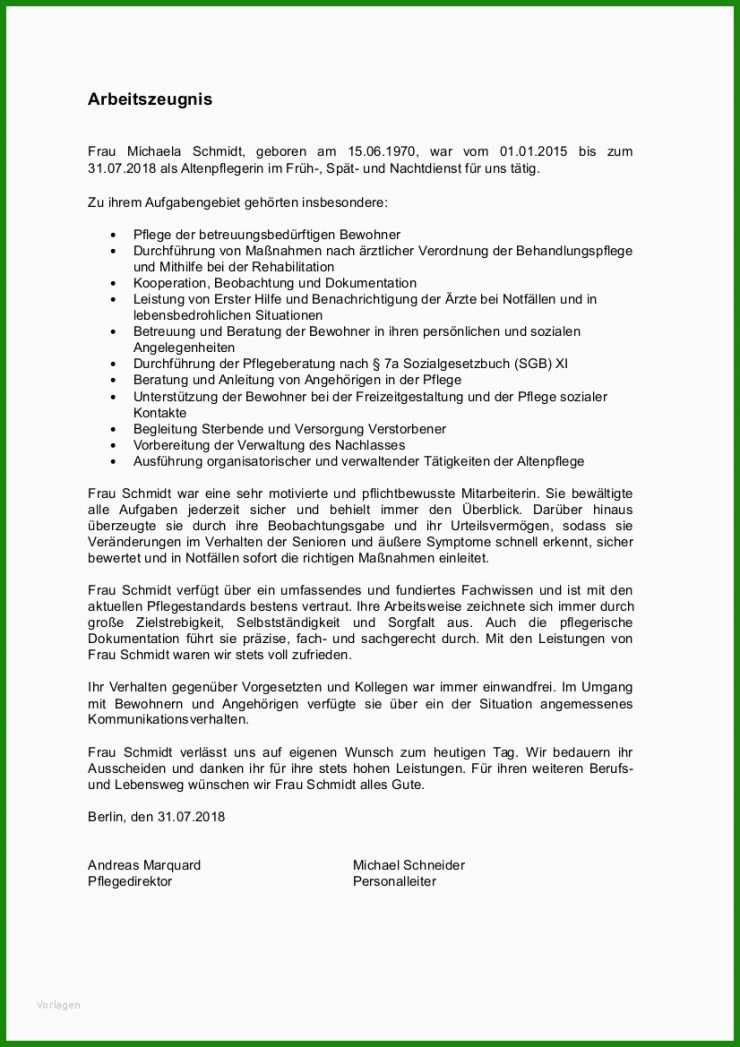 Arbeitszeugnis Selber Schreiben Vorlagen