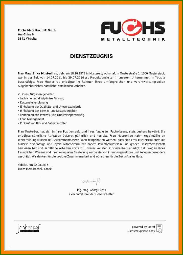 Arbeitszeugnis Teilzeit Muster