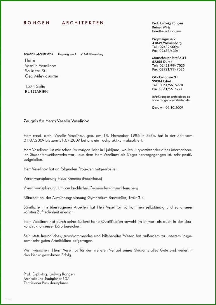 Arbeitszeugnis Vorlage Mechatroniker