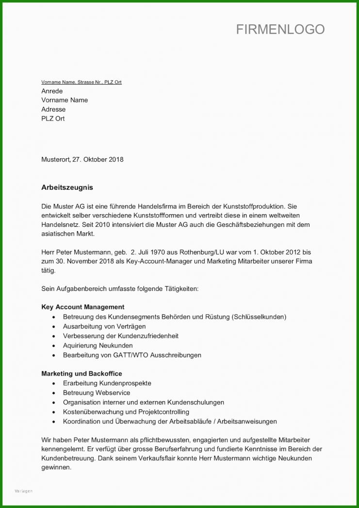 Arbeitszeugnis Vorlage Word Kostenlos 6 Arbeitszeugnis Vorlage Word Kostenlos