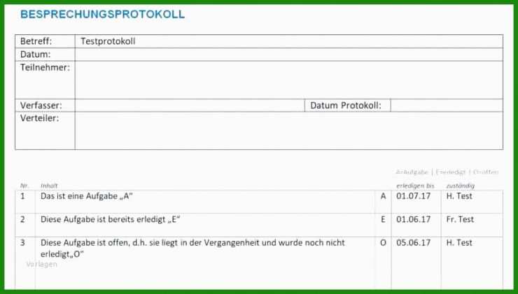 Asa Sitzung Protokoll Vorlage