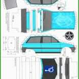 Auto Aus Papier Basteln Vorlage