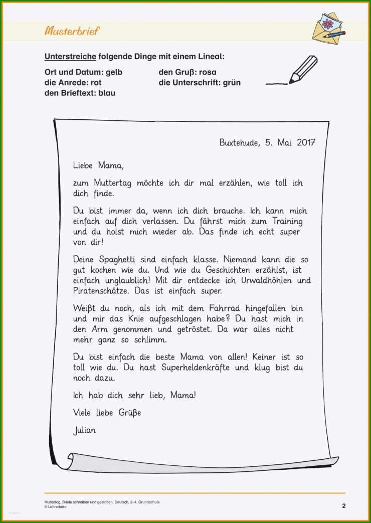 B1 Brief Schreiben Muster