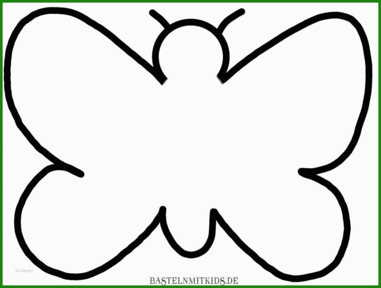 Basteln Schmetterlinge Vorlage 3 Basteln Schmetterlinge Vorlage