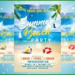 Beach Party Flyer Vorlage