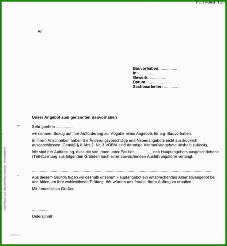 Begleitschreiben Angebot Muster
