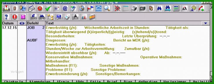 Bericht Für Die Krankenkasse Muster 52