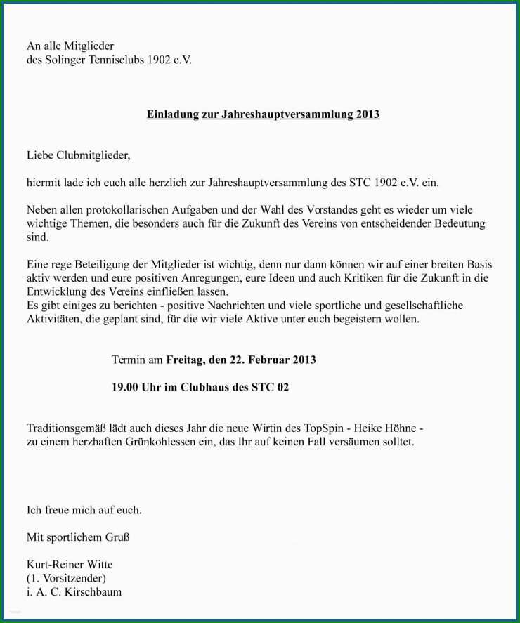 Bericht Kassenprüfung Verein Vorlage