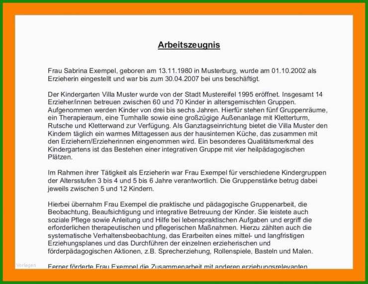 Beurteilung Praktikum Muster