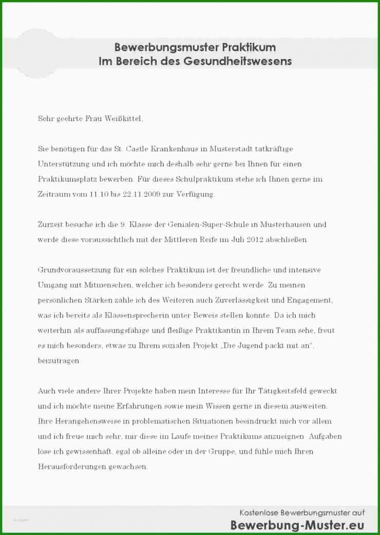 Bewerbung Als Erzieherin Praktikum Muster