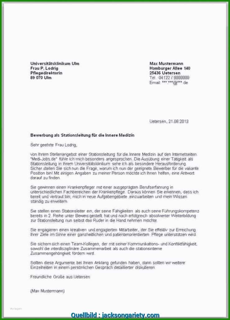 Bewerbung Praktikum Muster Student