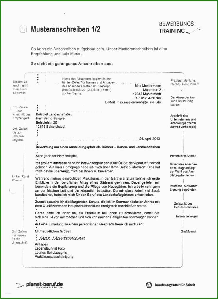 Bewerbung Praktikum Schüler 8 Klasse Vorlage