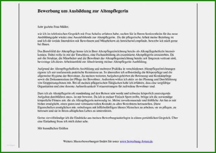 Bewerbungen Praktikum Schüler Muster