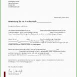 Bewerbungsschreiben Vorlage Für Praktikum