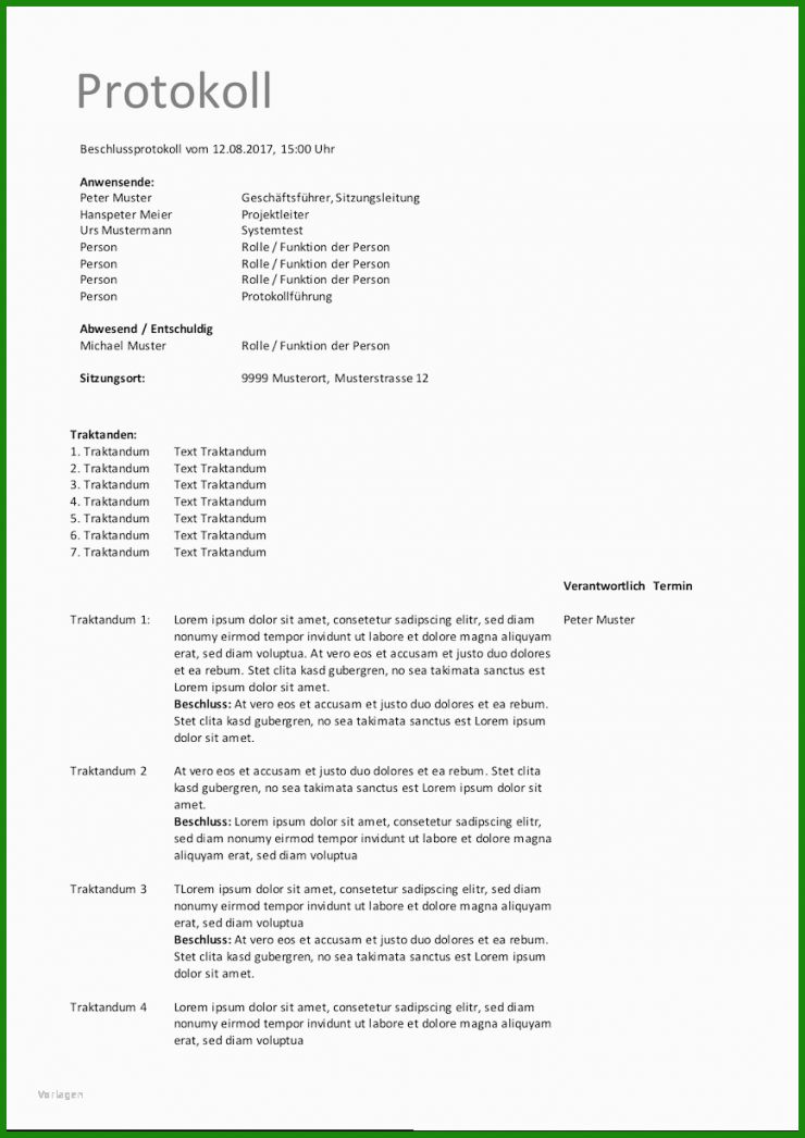 Bietergespräch Protokoll Muster